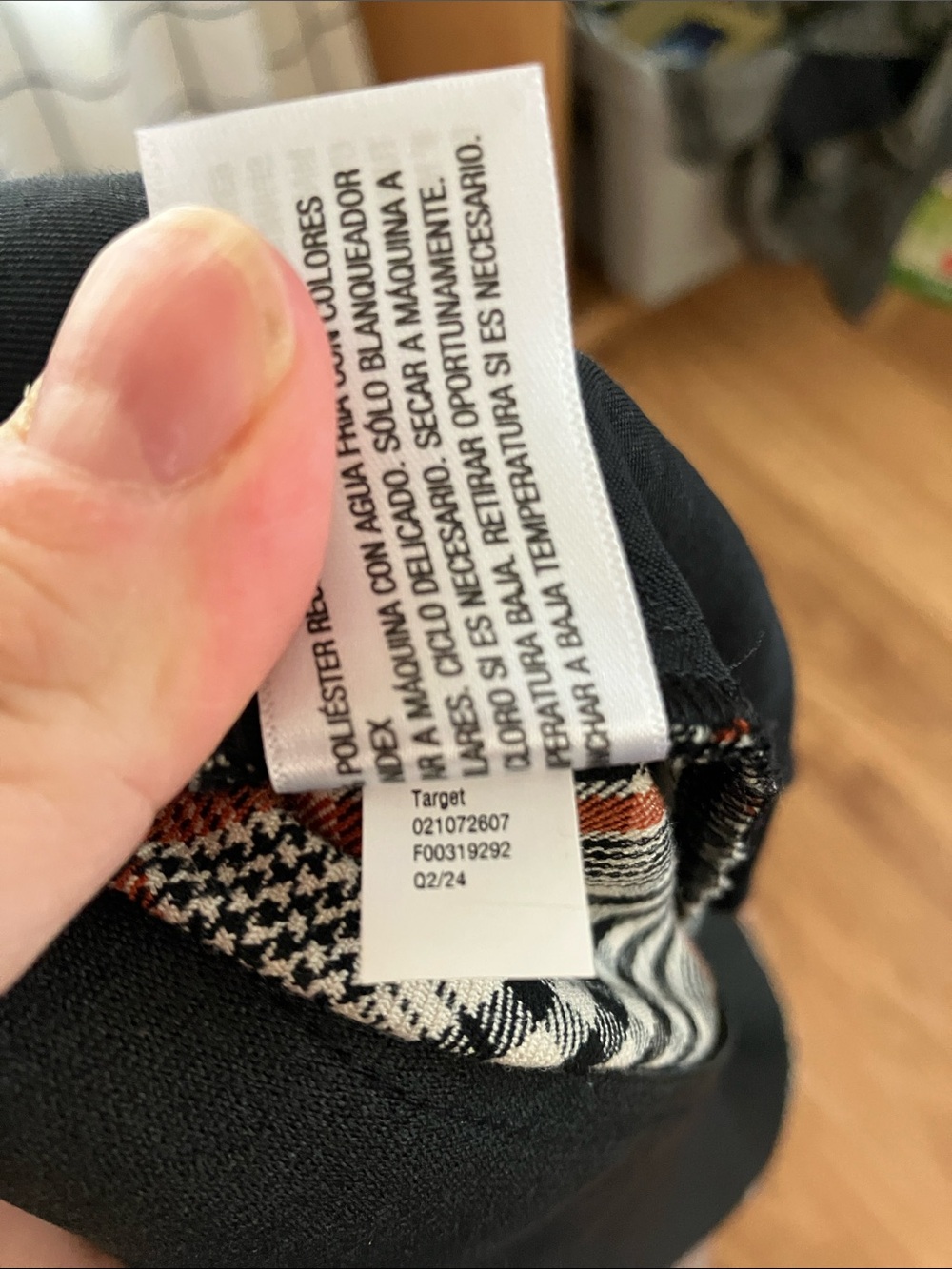 Ava & Viv Plaid Stretch Careerwear Trousers, 20 - Picture 5 of 6
